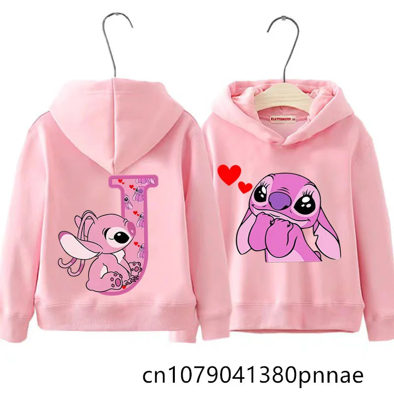 Sweat à Capuche Enfant Lilo et Stitch - Hoodie Mode Automne Hiver