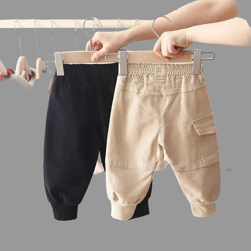 Pantalon Cargo Garçon 2-8 Ans - Sport Casual Enfant Uni
