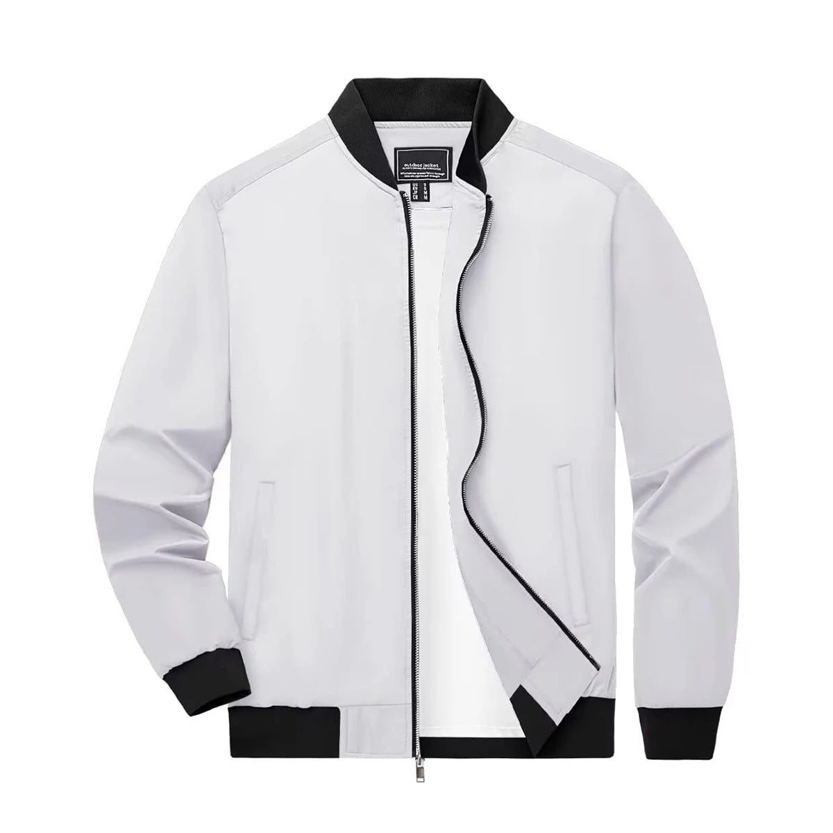 Veste Homme Bomber Légère - Coupe-Vent Imperméable Sport Outdoor
