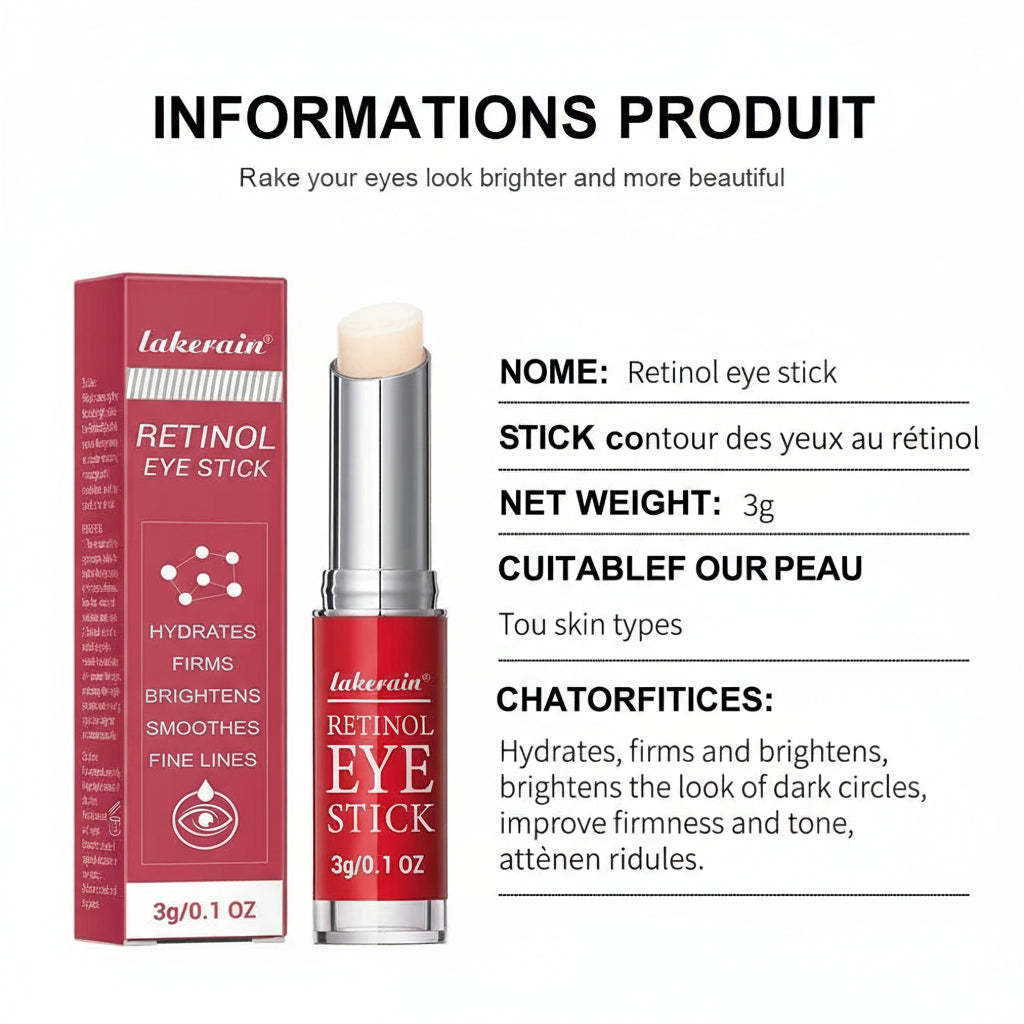 Serum Stick fRetinol Eye Cream Lightening Dark Circles Firming Skin Instant Eye Repairor women Women Eyes Care