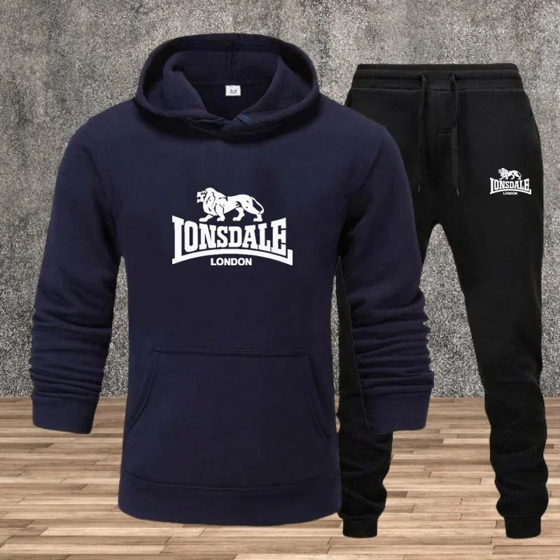 Ensemble Homme Sweat à Capuche et Pantalon - Jogging Urbain Automne Hiver 2025