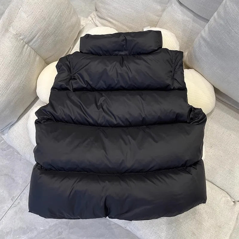 Gilet Sans Manches Enfant - Veste Chaude Automne Hiver 4-12 Ans