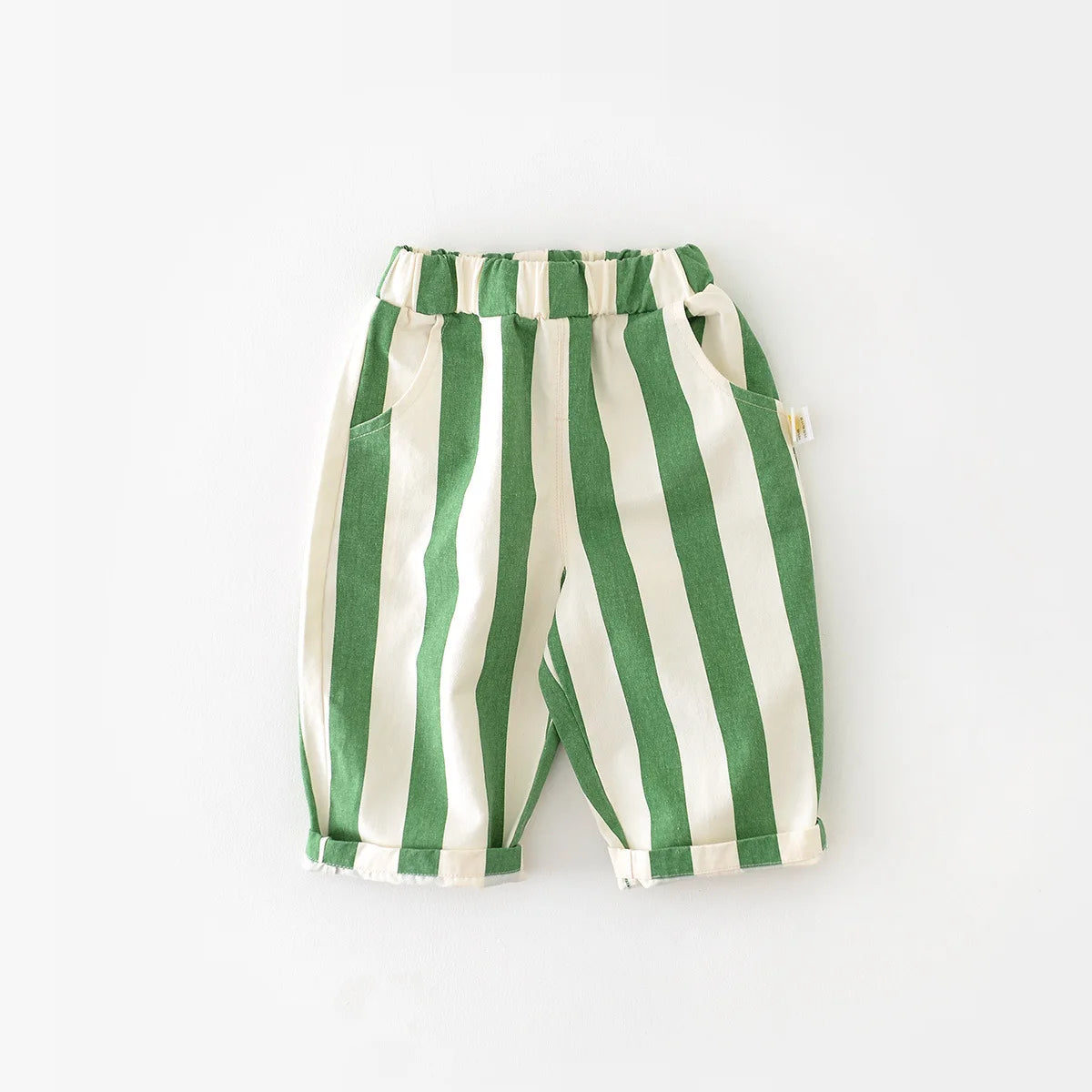Ensemble Bébé 2 Pièces – Pantalon Rayé + Sweat Coton (1-3 ans)