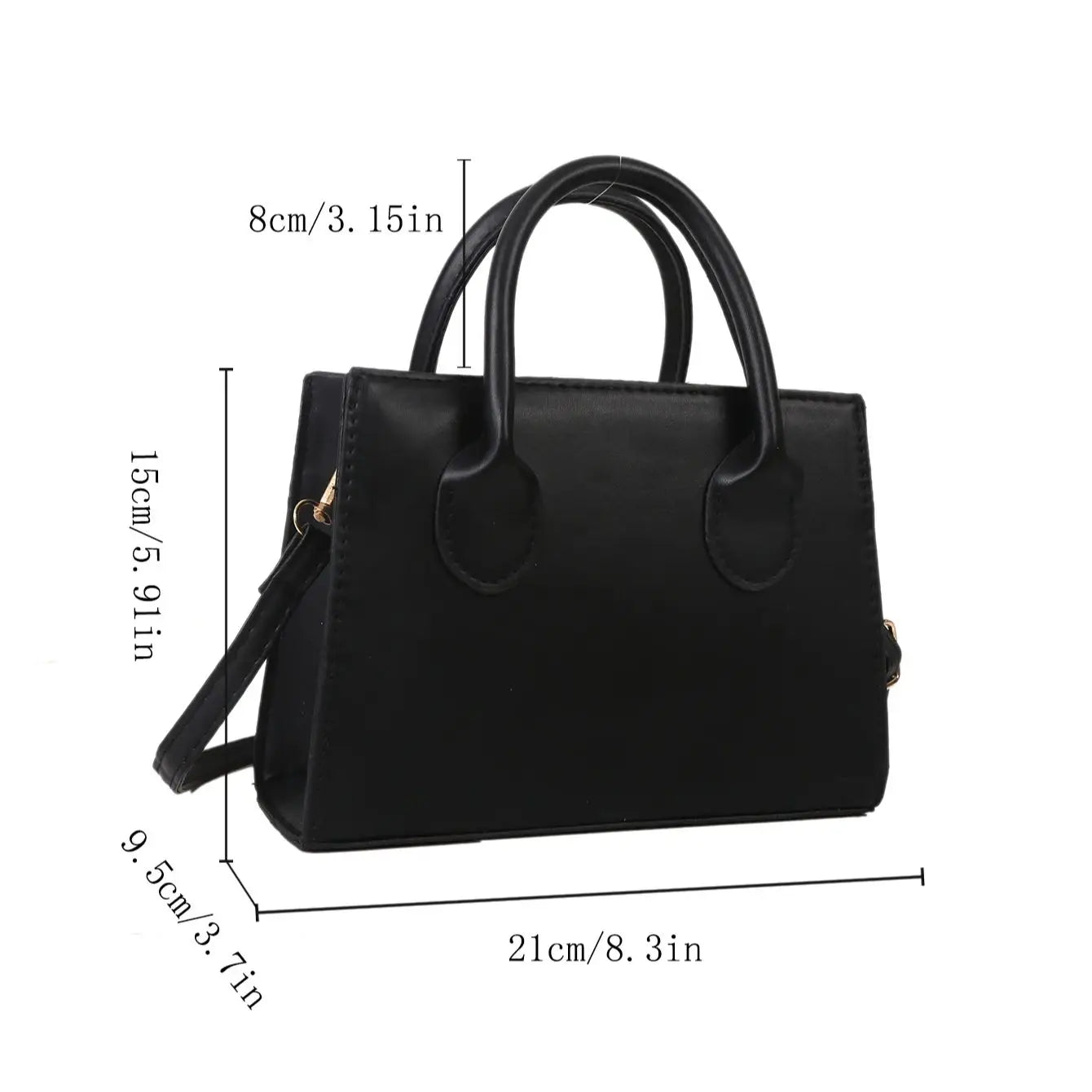 Sac à Main Femme Cuir PU - Bandoulière Crossbody Grande Capacité Voyage