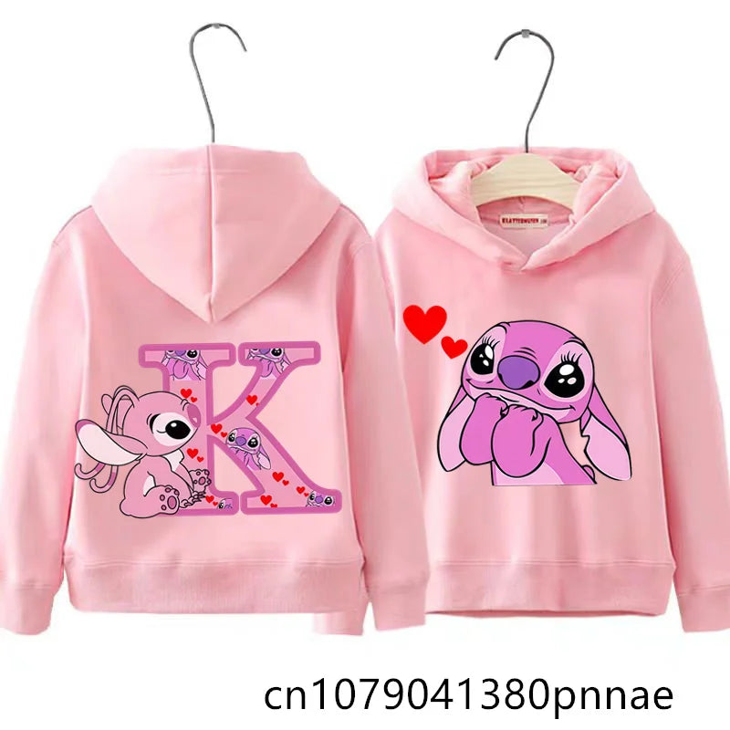 Sweat à Capuche Enfant Lilo et Stitch - Hoodie Mode Automne Hiver