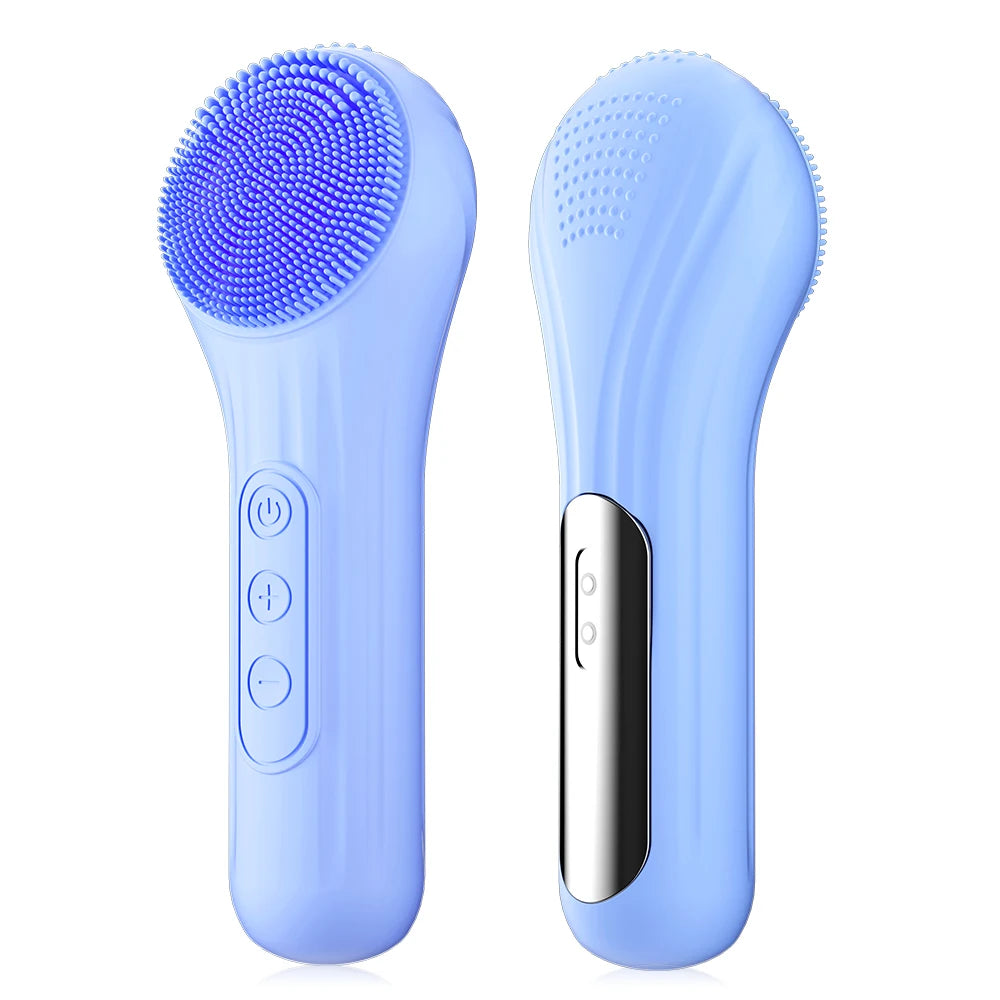 Brosse Nettoyante Faciale Sonique Rechargeable - Exfoliation et Nettoyage Profond