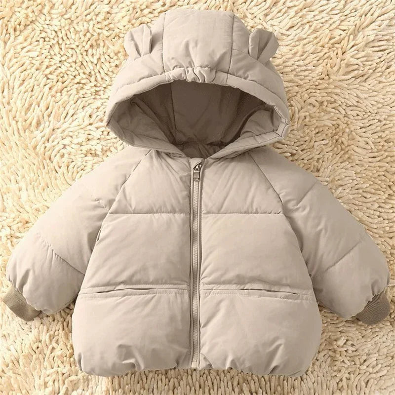 Doudoune Enfant Hiver - Manteau Chaud à Capuche Garçon Fille