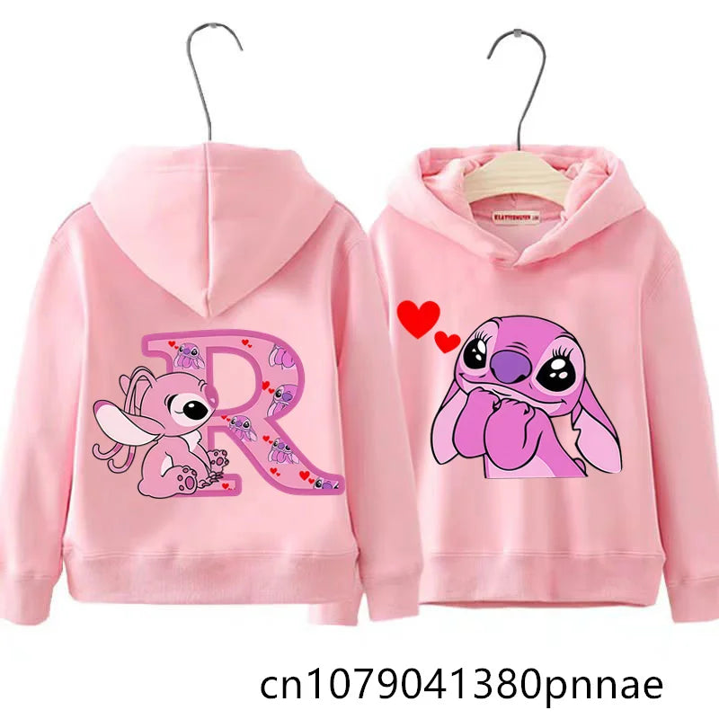 Sweat à Capuche Enfant Lilo et Stitch - Hoodie Mode Automne Hiver