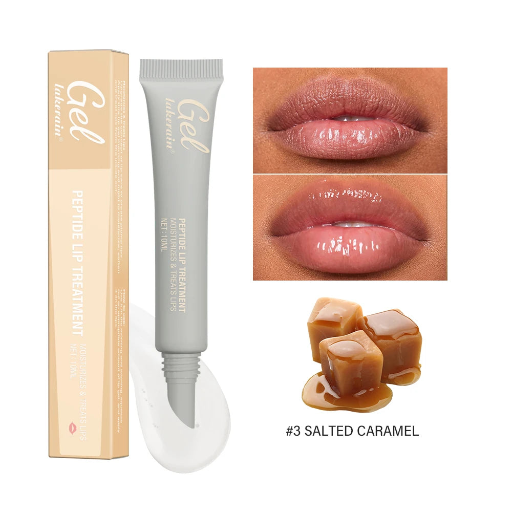 Baume Lèvres Hydratant Peptide – Gel Transparent Réparateur & Repulpant 10ml
