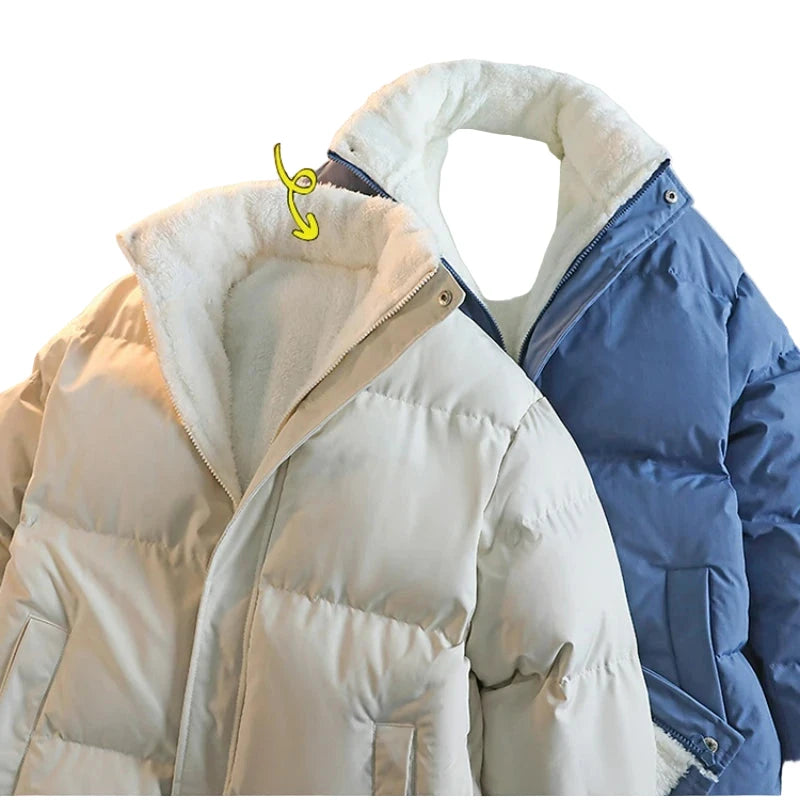 Parka Homme Grand Froid -20°C - Veste Hiver 2025 Doublure Polaire Col Montant