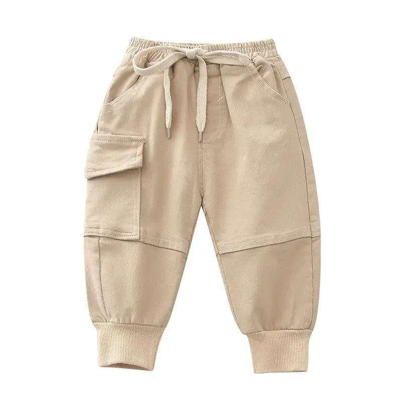 Pantalon Cargo Garçon 2-8 Ans - Sport Casual Enfant Uni