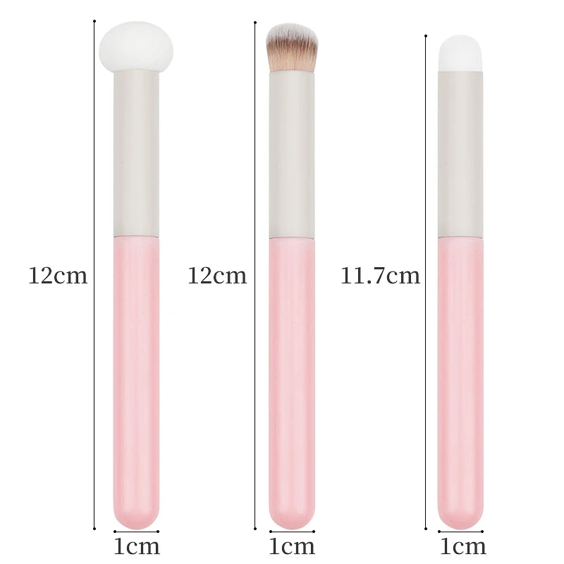 Set Pinceaux Maquillage Doux et Éponge - Correcteur Fond de Teint Lèvres