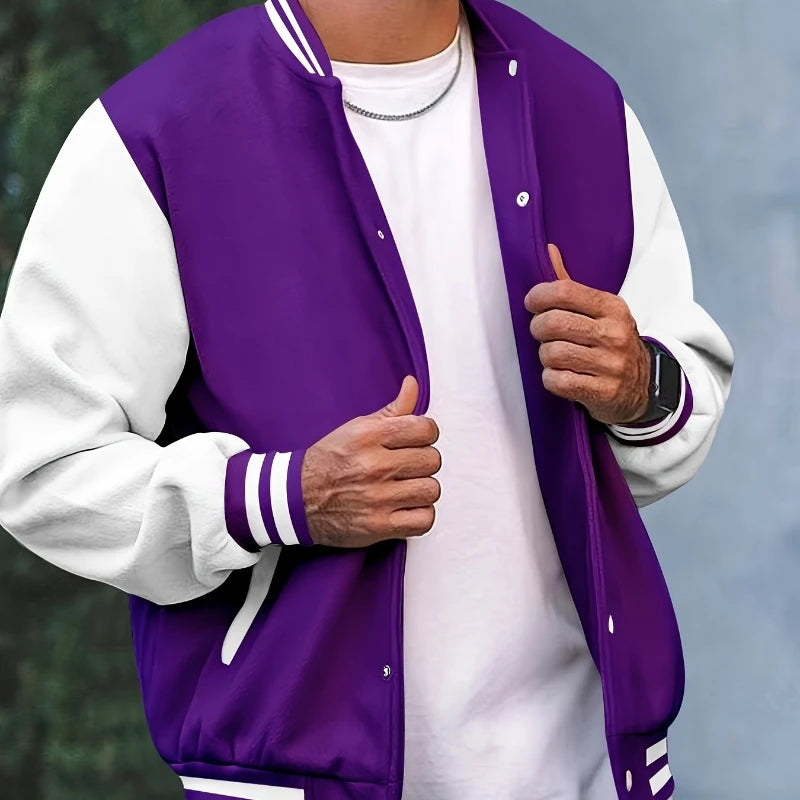 Veste Baseball Unisexe - Style Streetwear Automne Hiver