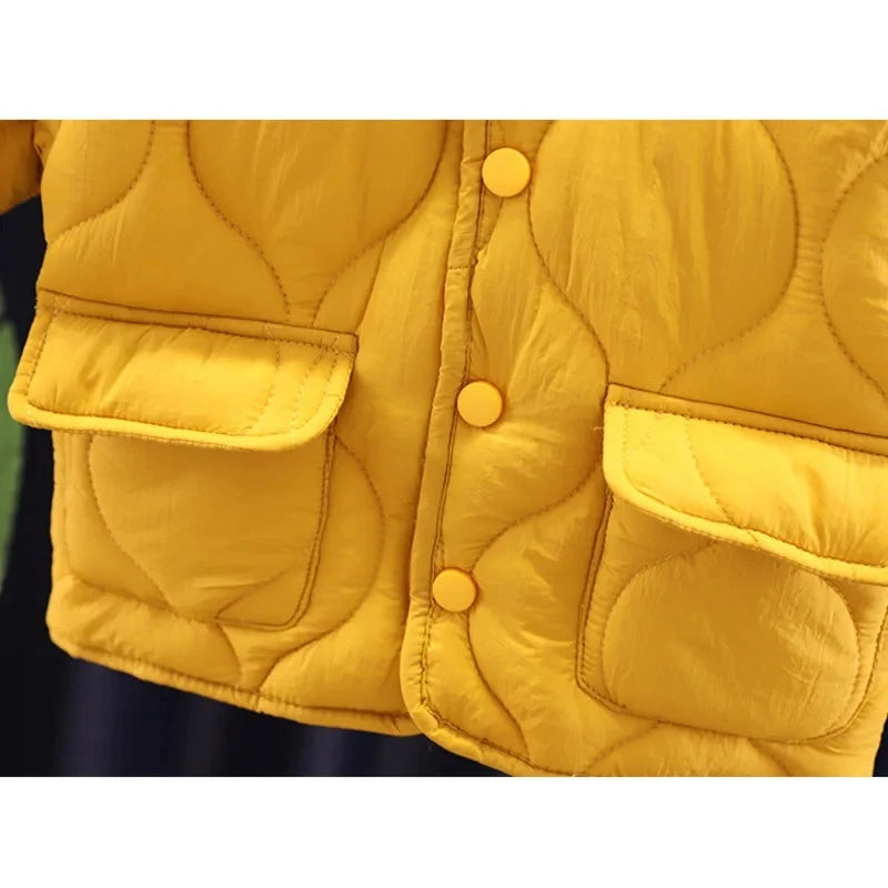 Manteau Automne Hiver Enfant - Veste Coton Casual Unisexe