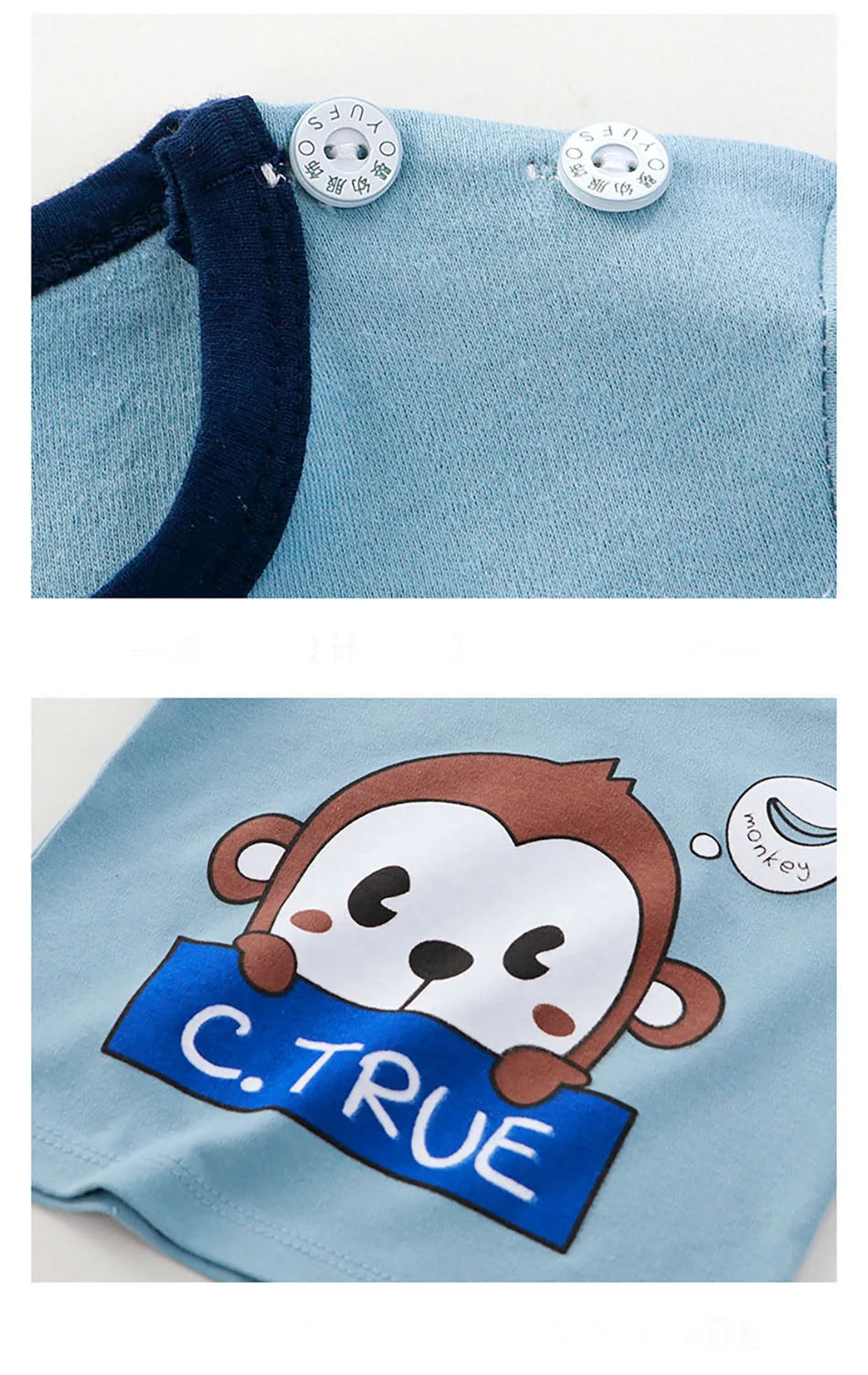 Pyjama Coton Enfant Unisexe - Ensemble Chaud Motifs Cartoon