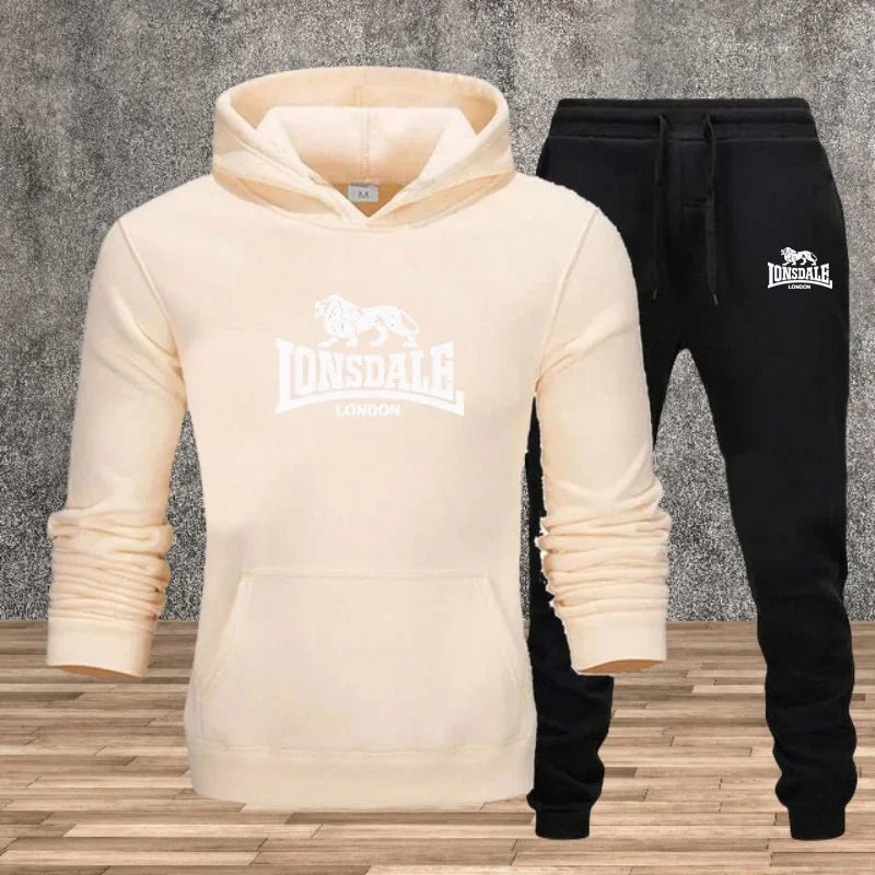 Ensemble Homme Sweat à Capuche et Pantalon - Jogging Urbain Automne Hiver 2025