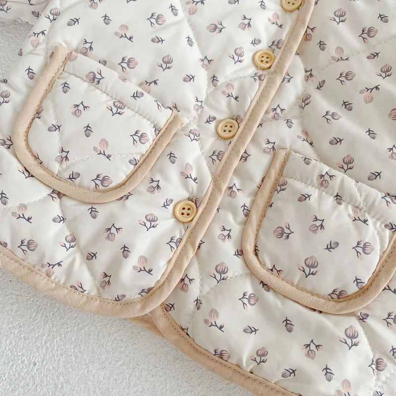 Cardigan Bébé Fille – Épais & Confortable | 0-3 ans | Automne & Hiver