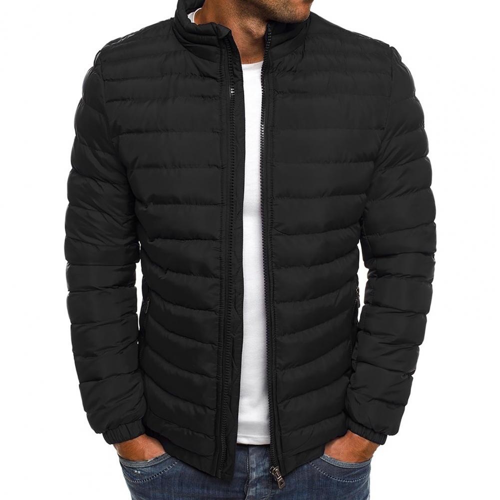 Veste Matelassée Homme Élégante - Blouson Casual Col Montant