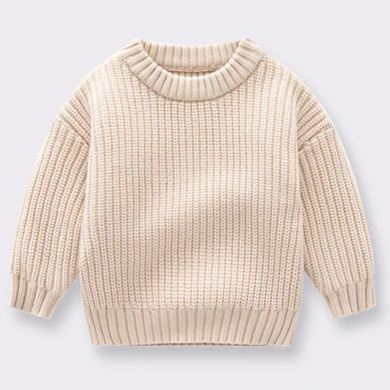 Pull Tricot Bébé Doux & Chaud – Automne/Hiver (0 à 6 ans)