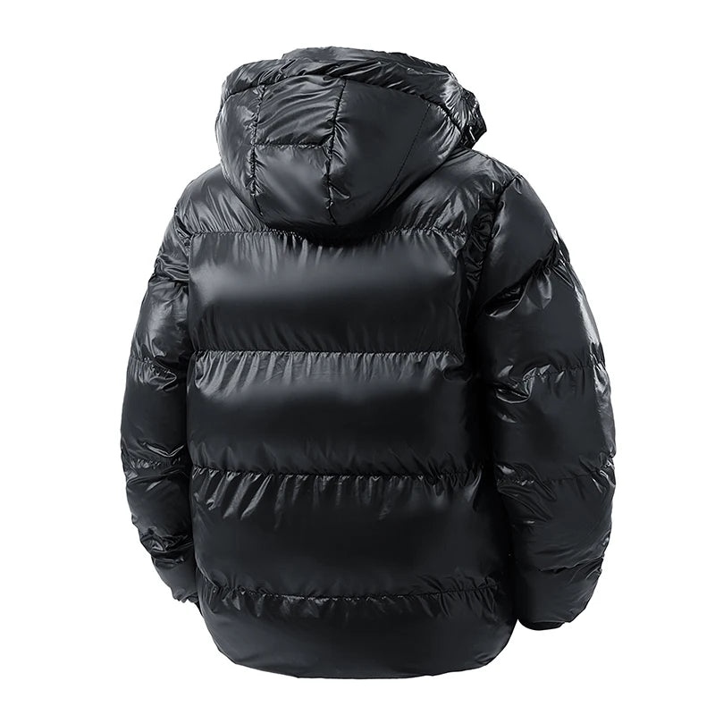 Manteau Hiver Mixte 2025 - Veste Matelassée Capuche Épaisse Streetwear