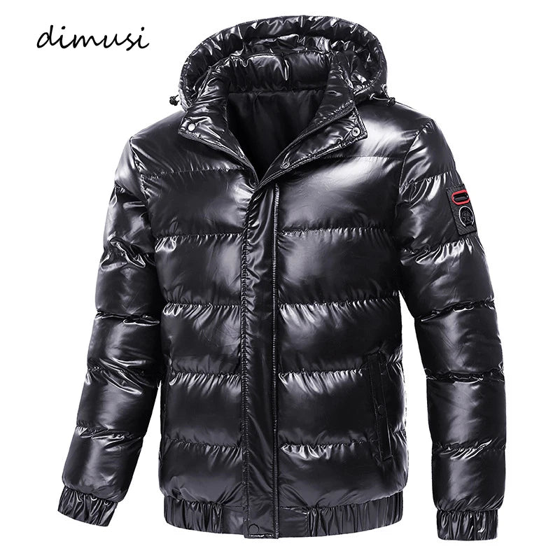 Winter Men'S Jackets Fashion Men Cotton Warm Parkas down Hoodies Coats Casual Outdwear Thermal Jackets Mens Clothing