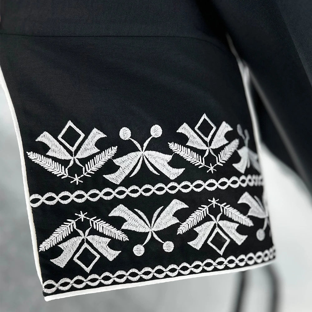 Abaya Hijab Brodée Classique - Robe Kimono Manches Longues Femme Musulmane - MH KINDIA SHOP