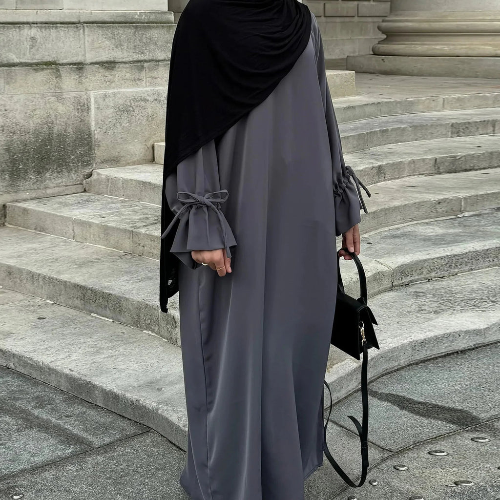 Abaya Musulmane Élégante - Robe Modeste Ramadan Dubai - MH KINDIA SHOP
