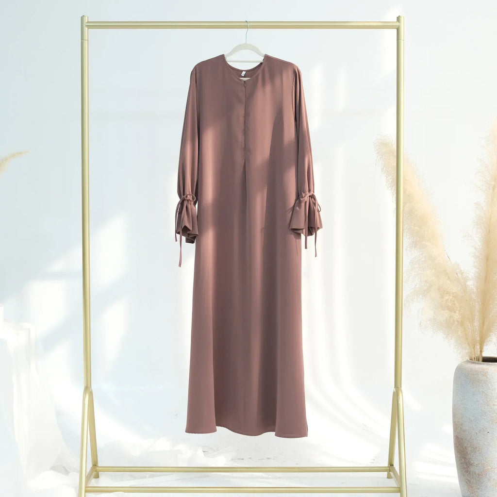 Abaya Musulmane Élégante - Robe Modeste Ramadan Dubai - MH KINDIA SHOP