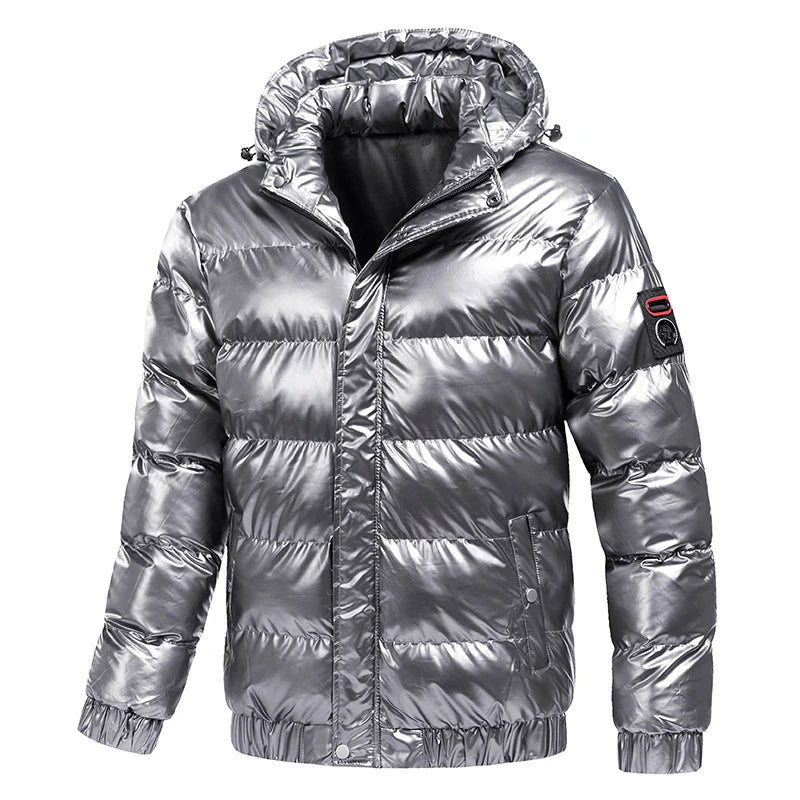 Winter Men'S Jackets Fashion Men Cotton Warm Parkas down Hoodies Coats Casual Outdwear Thermal Jackets Mens Clothing
